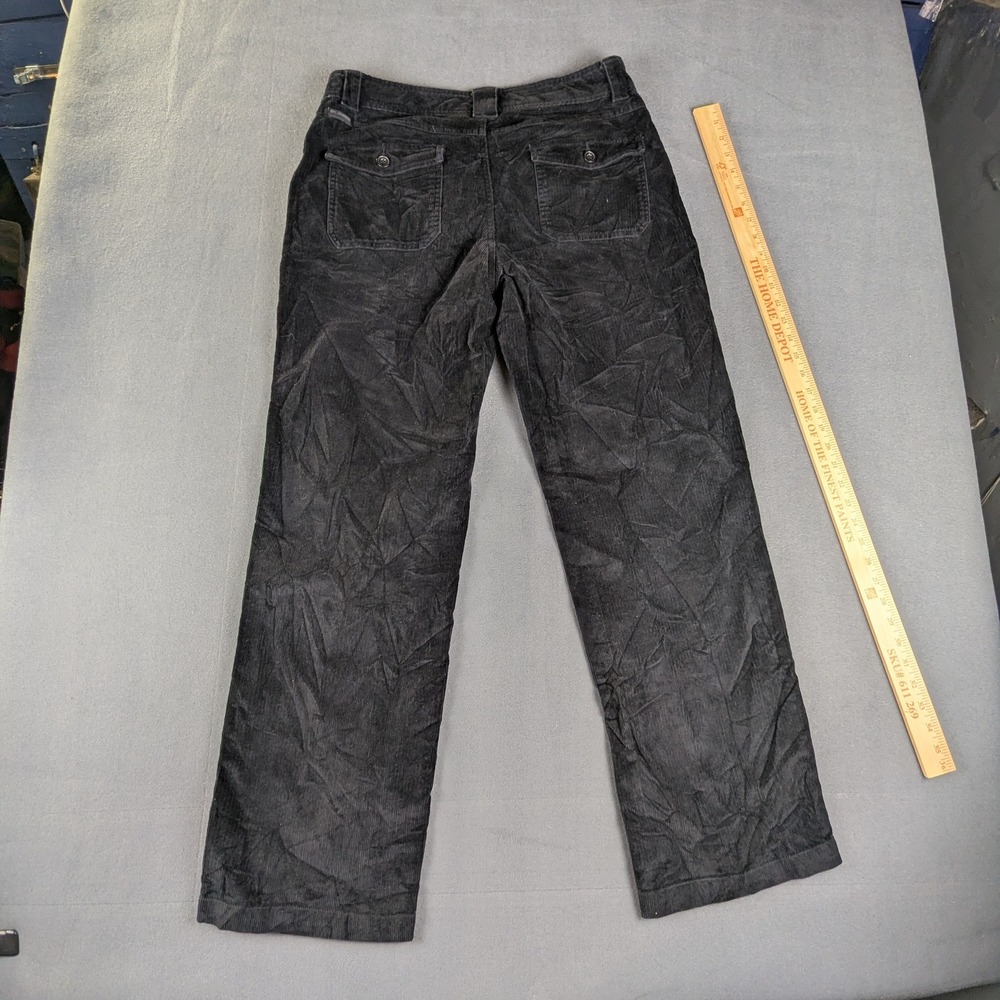 Columbia Pants Womens 12 Black AL8602 Corduroy Straight Leg Outdoor Stretch - Picture 10 of 11